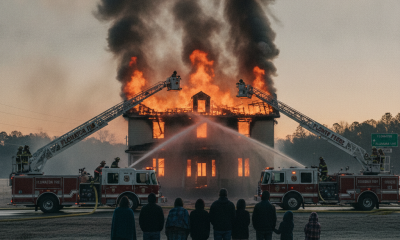 Flomaton House Fire Destroys Home, Displaces Family of Nine Near Florida-Alabama Line