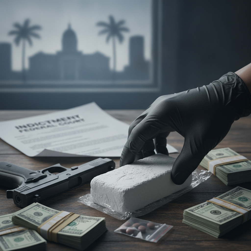 Fort Walton Beach Felon Faces Federal Drug Trafficking and Firearm Charges in Pensacola Court