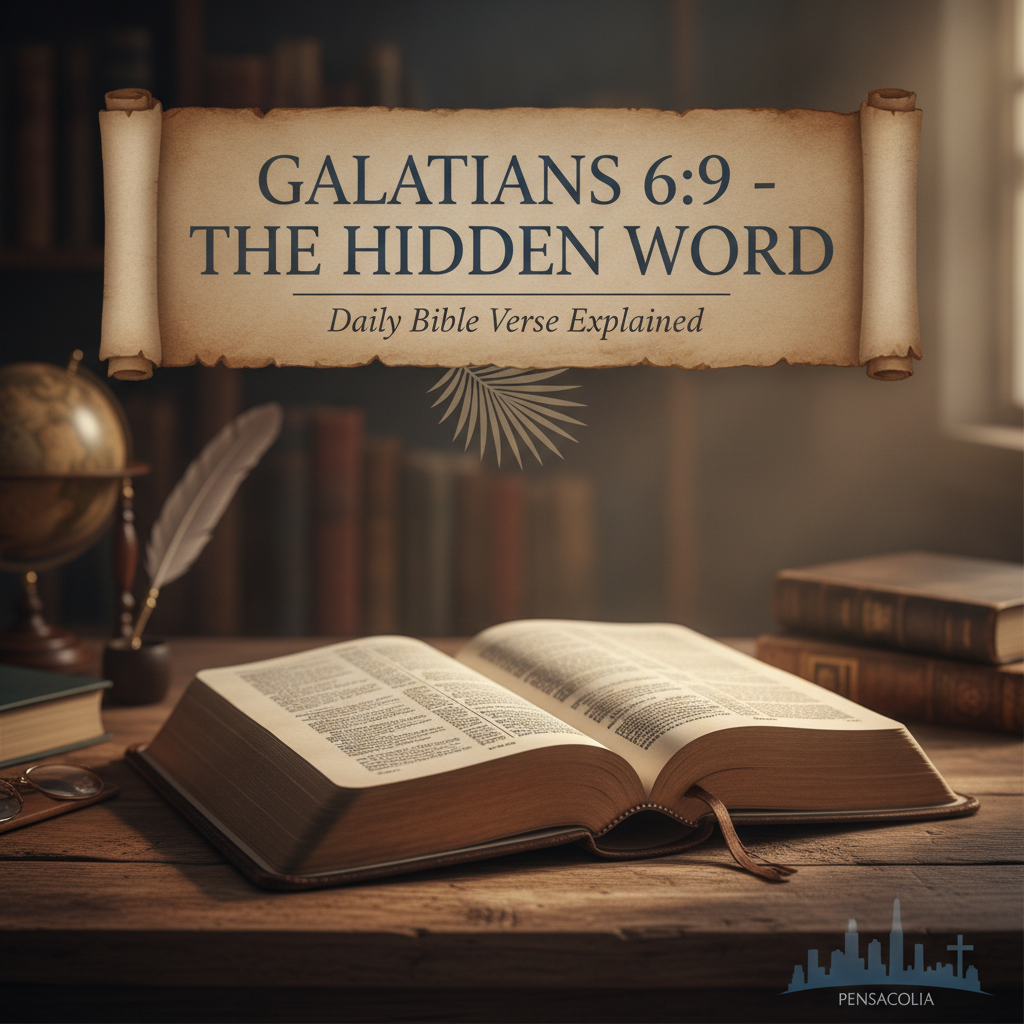 Galatians 6:9 - The Hidden Word - Daily Bible Verse Explained