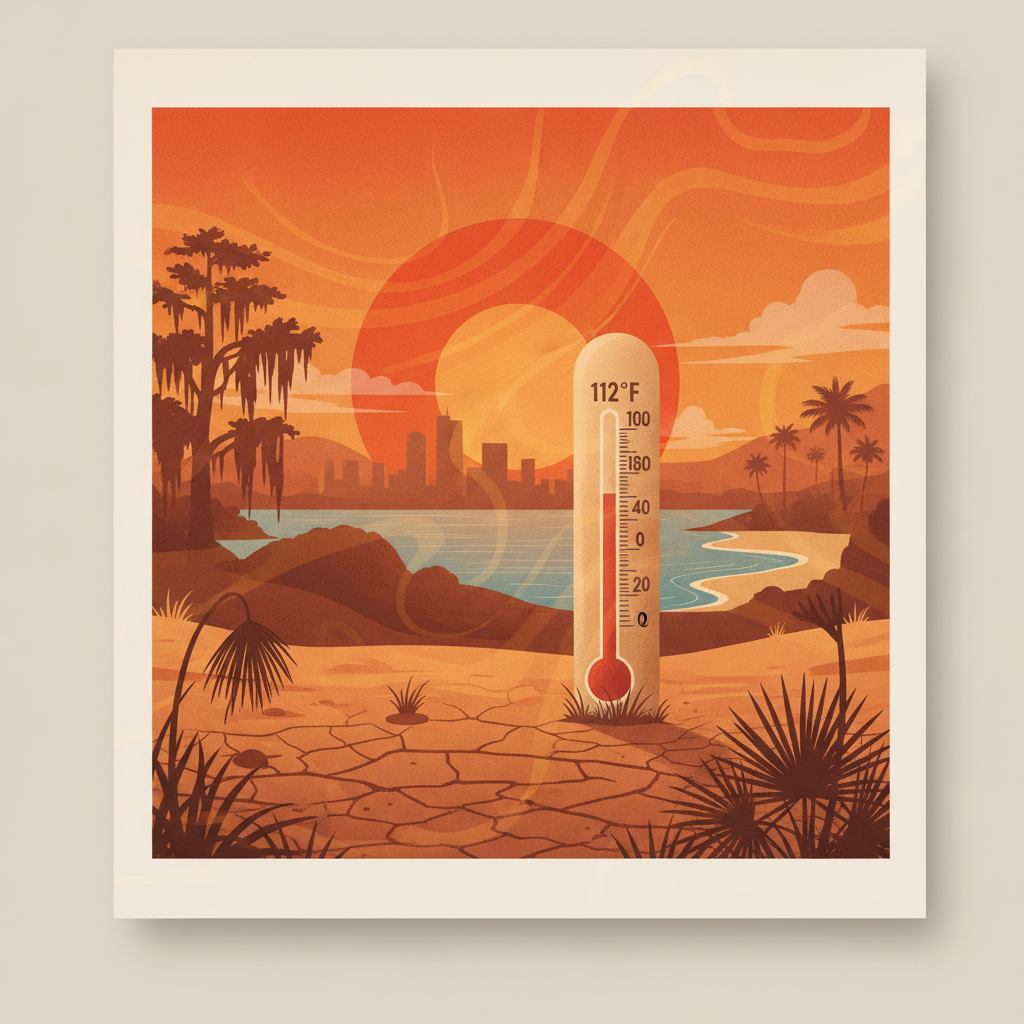 Heat Advisory: Choctaw; Washington; Clarke; Wilcox; Monroe; Conecuh; Butler; Crenshaw; Escambia; Covington; Mobile Inland; Baldwin Inland; Mobile Central; Baldwin Central; Mobile Coastal; Baldwin Coastal; Escambia Inland; Escambia Coastal; Santa Rosa Inland; Santa Rosa Coastal; Okaloosa Inland; Okaloosa Coastal; Wayne; Perry; Greene; Stone; George