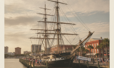 Historic 1877 Tall Ship ELISSA Arrives at Pensacola's Palafox Pier for America 250 Tour