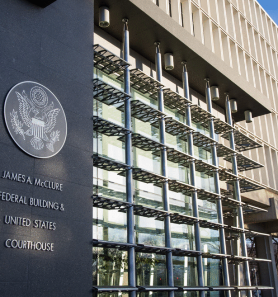 Exterior view of the James A. McClure Federal Building and Courthouse, showcasing modern — 14th amendment abortion ruling