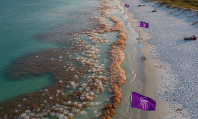 Jellyfish Swarms Surge Across Pensacola Beach, Navarre, and Orange Beach Waters