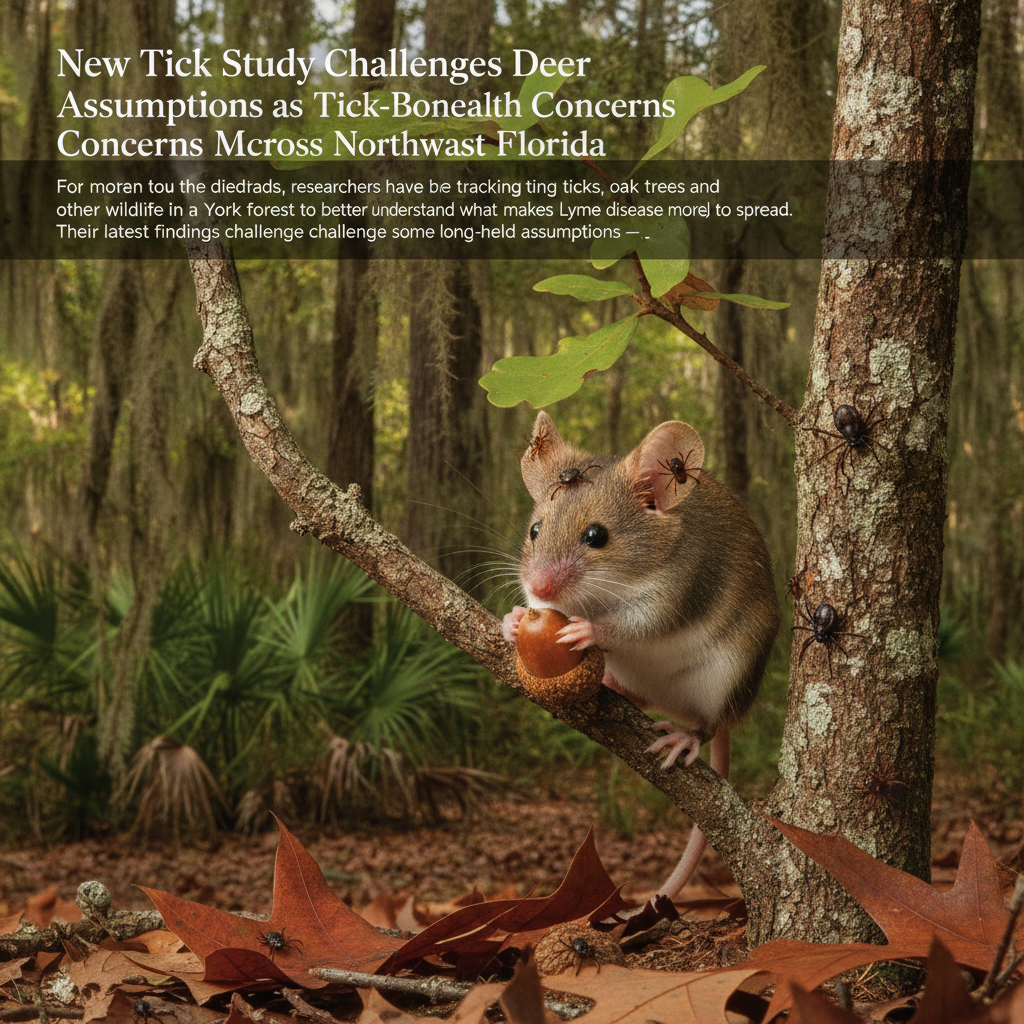 New Tick Study Challenges Deer Assumptions as Tick-Borne Health Concerns Mount Across Northwest Florida