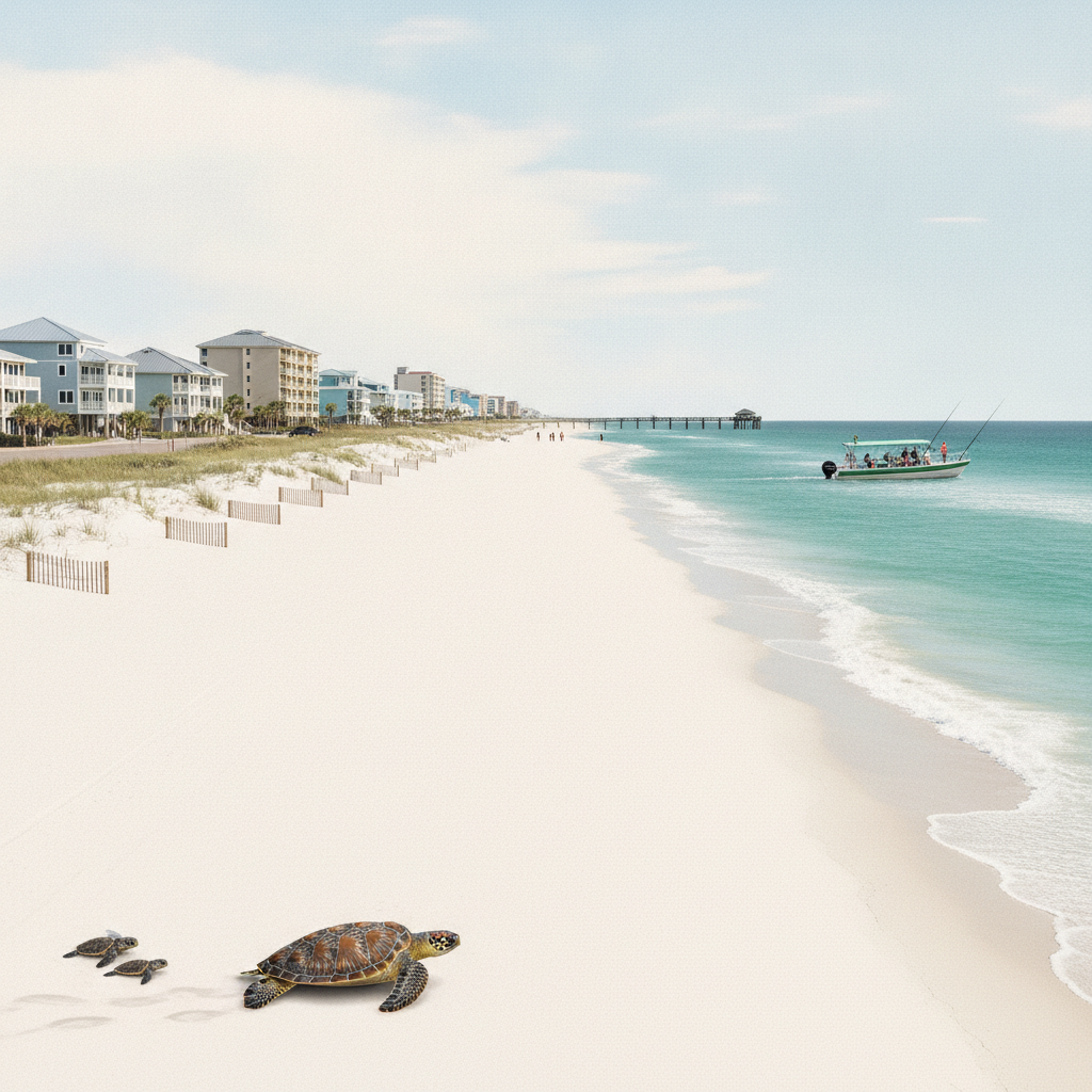 Pensacola Beach’s $35 Million Sand Renourishment Protects Coastline, Bolsters Economy and Wildlife One Year Later