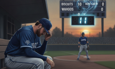 Pensacola Blue Wahoos Stumble in 10-0 Loss to Biscuits, but Playoff Magic Number Dips to 11