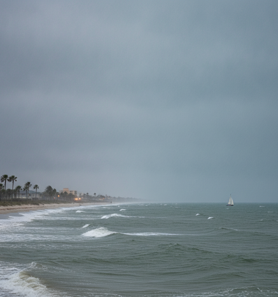 Pensacola Weather Update: Expect Cloud Cover, Light Drizzle, and Increasing Winds