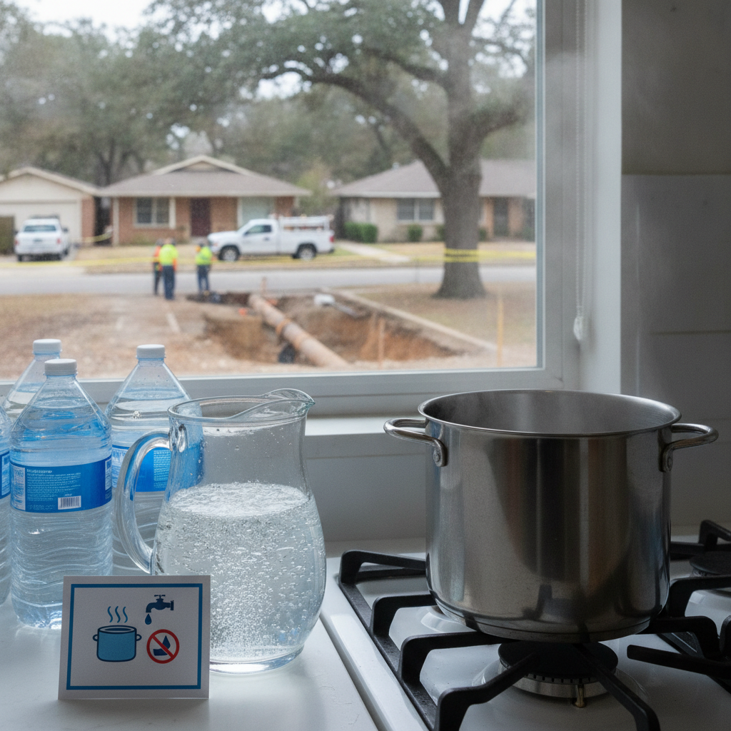 Precautionary Boil Water Notice Issued for Gonzalez Neighborhood Following Water Main Break