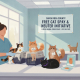A veterinarian with cats in carriers promoting the Santa Rosa County free cat spay and neuter initiative.