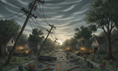 Severe Storm Sweeps Cantonment and Ensley, Snapping Utility Poles and Scattering Debris in Valley Ridge Estates