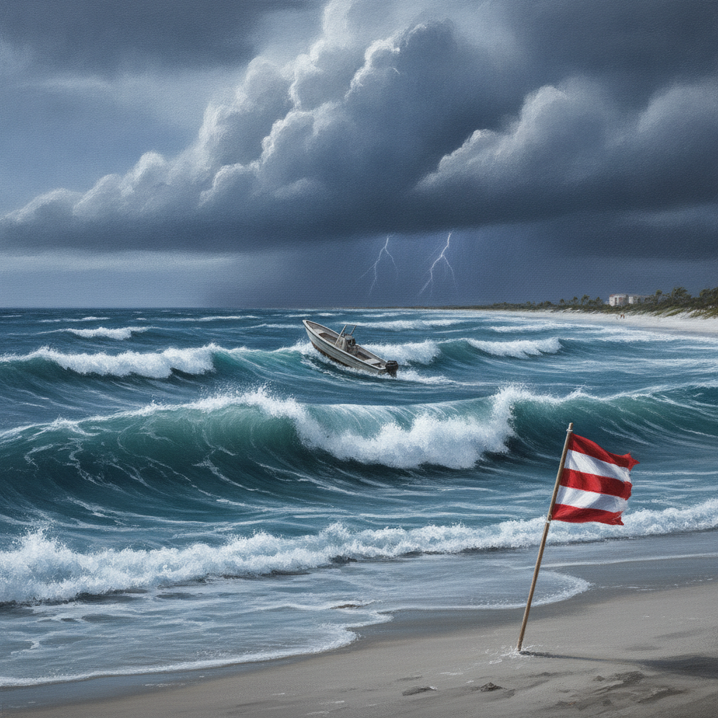 Small Craft Advisory and High Rip Current Risk Issued for Pensacola Coastal Waters Through the Weekend