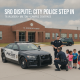Milton Police officers interact with children outside T.R. Jackson Pre-K Center amid SRO d — TR Jackson SRO dispute Milton