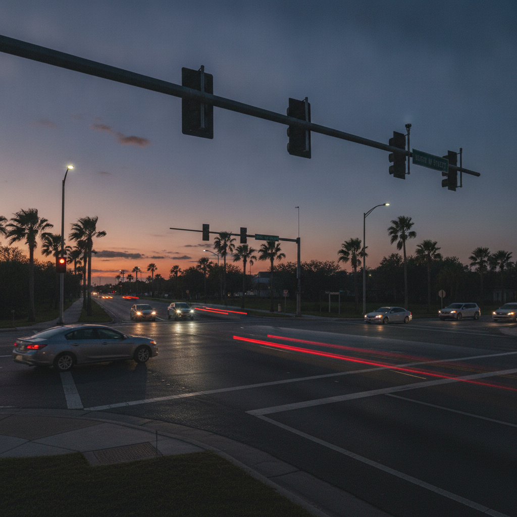 Traffic Signal Outage Reported at North W Street and Marcus Pointe Boulevard in Pensacola
