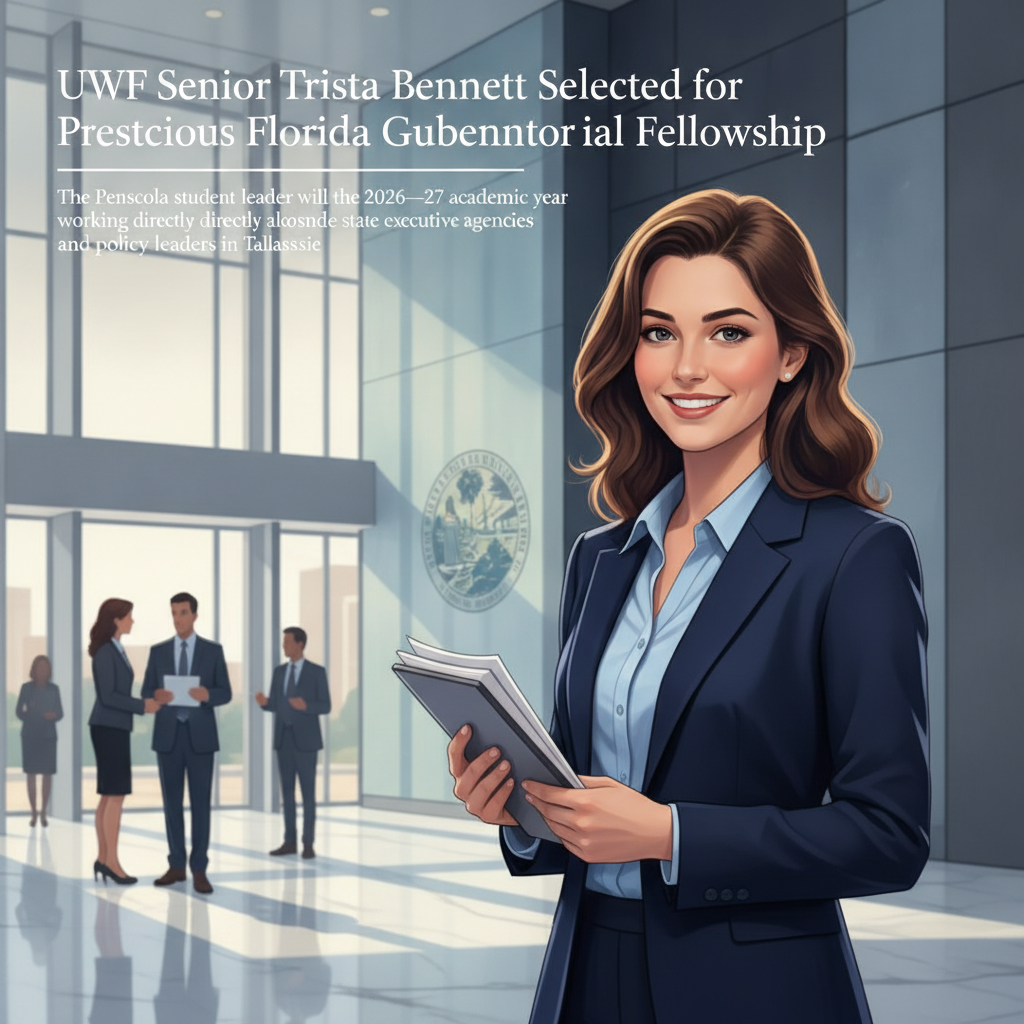 UWF Senior Trista Bennett Selected for Prestigious Florida Gubernatorial Fellowship