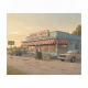 Webb's Diner on Muscogee Road, featuring a classic Southern facade with striped awning and parked — Webbs Diner Cantonment