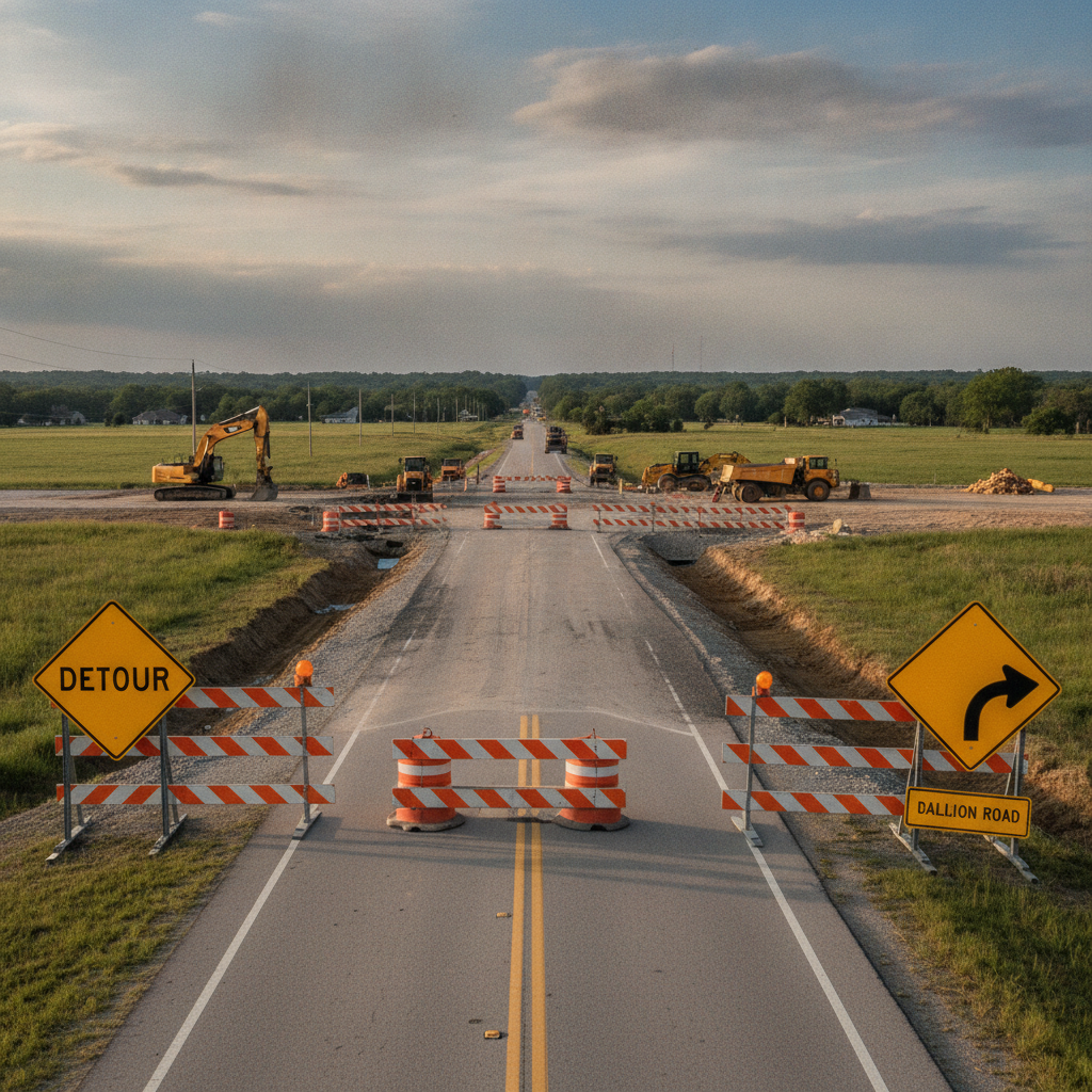 West Roberts Road Closes Between Tate Road and Highway 29 for Multi-Million Dollar Infrastructure Upgrade