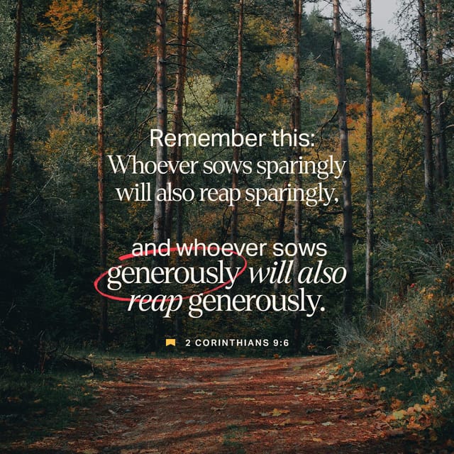 2 Corintios 9:6 explicacion