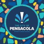 Colorful graphic featuring the logo of the City of Pensacola with abs — City of Pensacola RFP Selection Committee Meetings