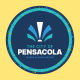 Logo of the City of Pensacola featuring a blue and teal design on a yellow background. — Pensacola weekly meeting schedule