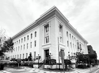 Grand neoclassical civic building Pensacola Little Theatre