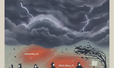 Aviso de tormenta eléctrica severa: Escambia, AL; Escambia, FL; Santa Rosa, FL — aviso de tormenta electrica