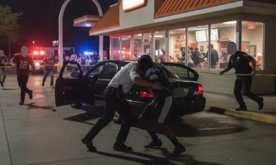 pelea en Whataburger Cantonment