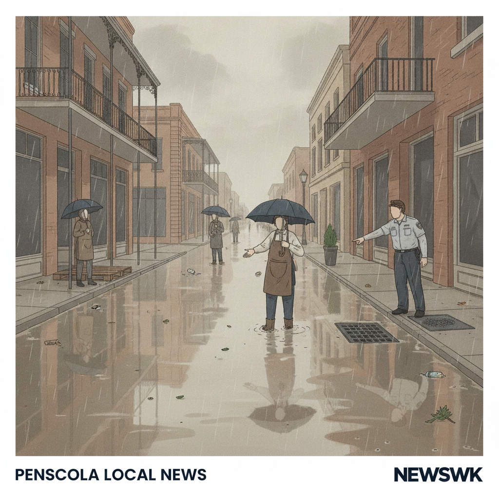 inundaciones en Pensacola