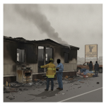 incendio en Cantonment — Cantonment Mobile Home Fire