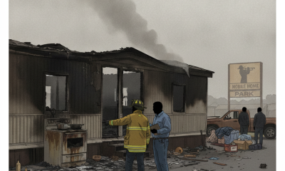 incendio en Cantonment — Cantonment Mobile Home Fire