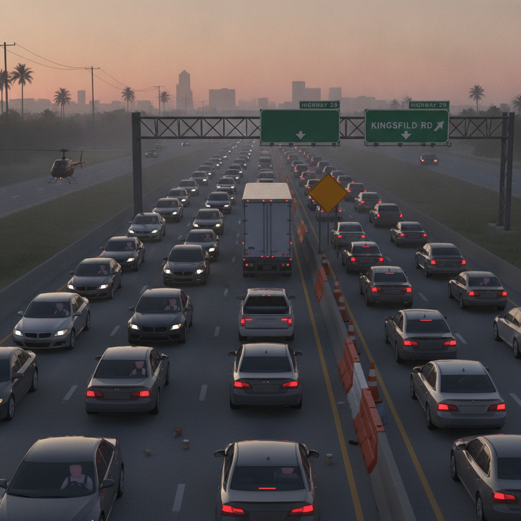 Pensacola morning traffic