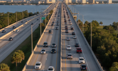 Traffic flows smoothly on the Pensacola Bay Bridge with clear skies and open lanes visible. — Pensacola Traffic Report