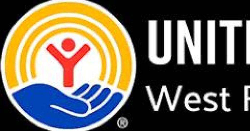 United Way West Florida logo with helping hand symbol