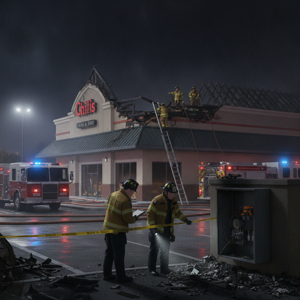 incendio en Chili's de Pensacola