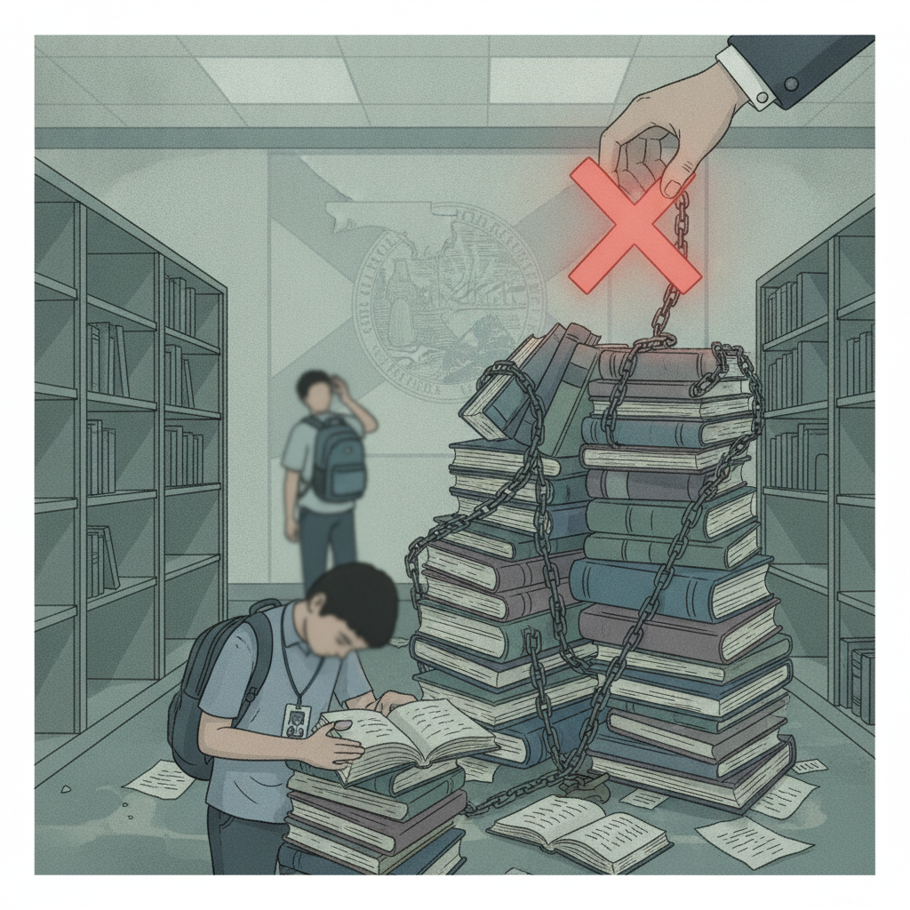 auditoría de libros escolares condado de Escambia — Escambia County School Library Book Audit