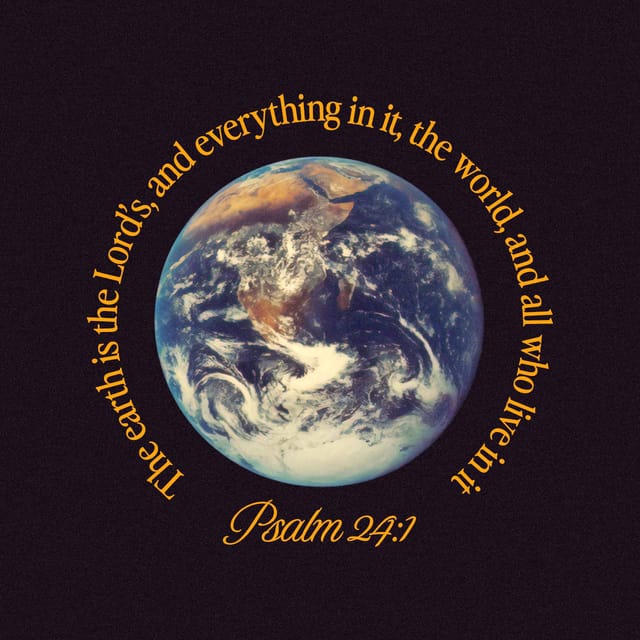 Salmos 24 1 explicacion — Psalm 24 1 meaning