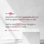2 Corintios 10 5 explicacion — 2 Corinthians 10 5 meaning