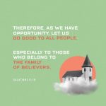 Galatas 6:10 explicacion