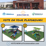 parque infantil Fricker Center Pensacola — Pensacola Fricker Center Playground Design
