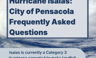 huracán Isaias en Pensacola