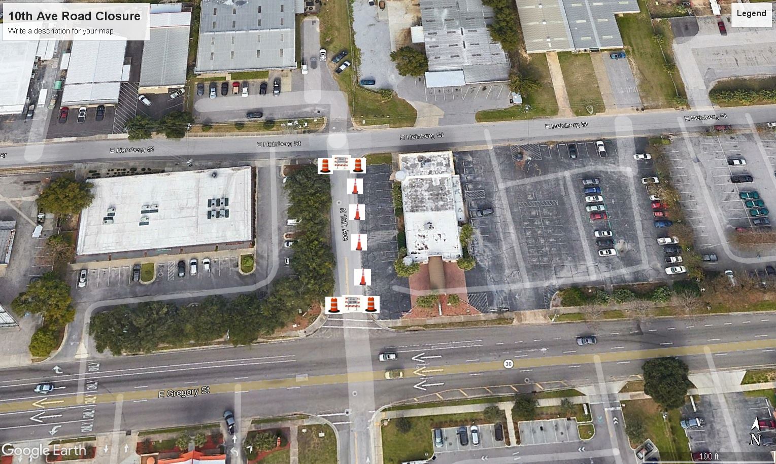 ECUA road closures Pensacola — ECUA Pensacola Road Closures