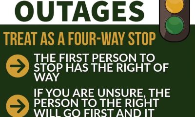 traffic light out 4 way stop Pensacola — traffic light out rules Florida