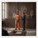 Gavel and law books relating to a federal Gainesville drug trafficking plea.