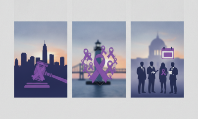 Three illustrations representing domestic violence awareness month: a gavel, — domestic violence awareness month pensacola