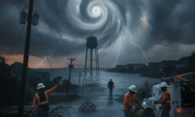 Utility workers respond to power outages in Escambia County as Hurricane Isaias approaches — Escambia County Power Outages