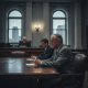 John Massimiani III child pornography plea in a courtroom, with two men seated at a table before a judge.