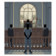 Illustration of a detained man before a judge in a courtroom, with guards and scales of ju — Quantavious Hurt judge threat