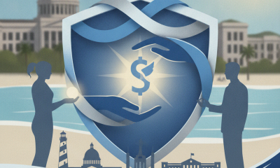 Illustration depicting hands holding a dollar sign within a shield, symbolizing funding f — violencia doméstica Pensacola