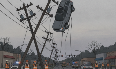 accidente en Pensacola Boulevard — Pensacola Boulevard Guy Wire Crash