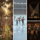 A collage showcasing events in Pensacola: a dog festival, ice skating, a piano performan — Things to Do in Pensacola Today