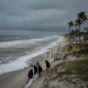 Residents in Escambia County prepare for Tropical Depression Nine by placing sandbags — Tropical Depression Nine Pensacola